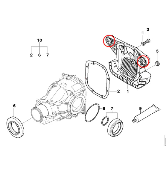 E46 M3 Solid Differential Bushings