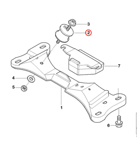 E36/46 Solid Transmission Mounts