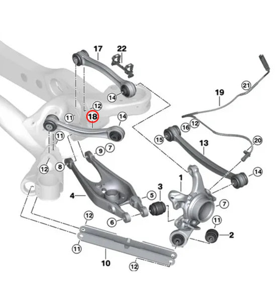 E8X/E9X/F2X/F3X Adjustable Guide Arms