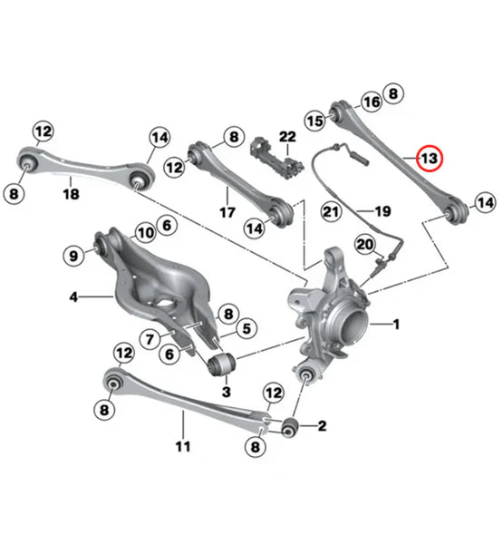 F2X/F3X Adjustable Toe Arms