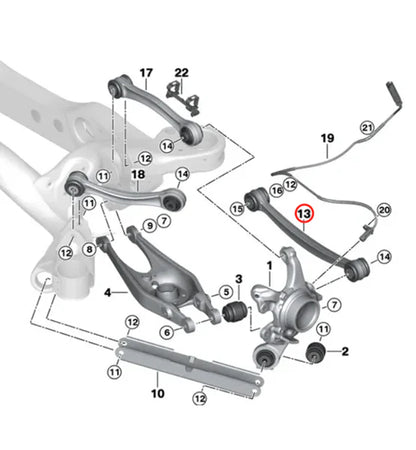 E8X/E9X Non-M Adjustable Toe Arms